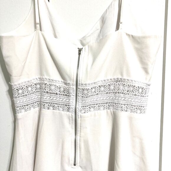 Summer Mini Dress Flowy  Wedding Casual Party Dress Womens Large - Picture 11 of 15